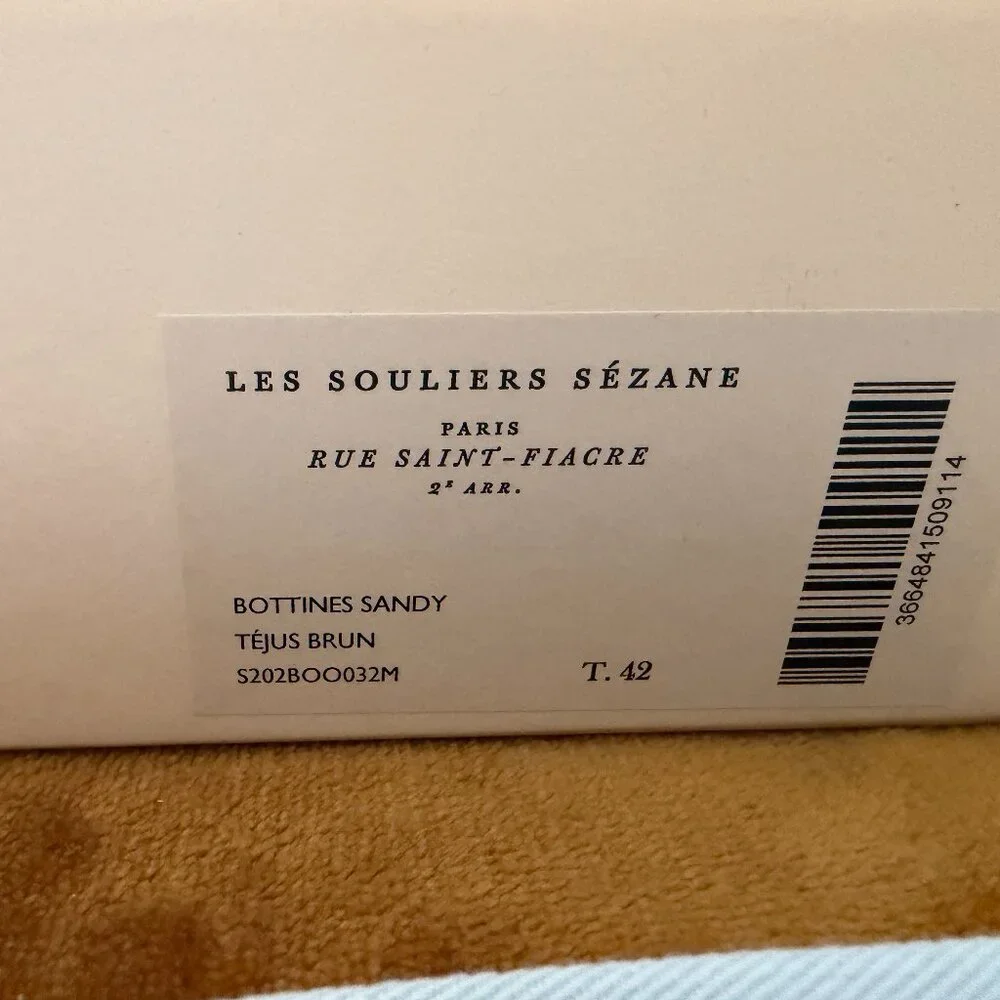 Sezane Sandy Boots  - Color: Téjus Brun Size: 42 - Picture 2 of 9